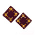 Phulkari Embroidered Maroon Coaster Set 2 PC