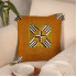 Phulkari Embroidered Rust Base Cushion