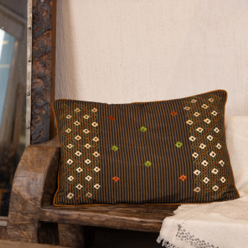 Phulkari Embroidered Cushion