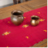 Phulkari Embroidered Red Table Runner