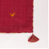 Phulkari Embroidered Red Table Runner