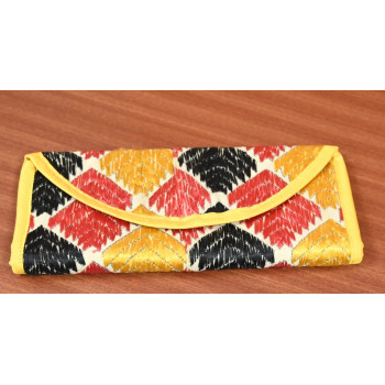 Clutch With Phulkari Detailing