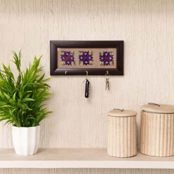 Phulkari Embroidered Key Holder