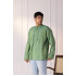 Phulkari Green Men's Short Kurta