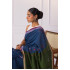 Indigo Green Embroidered Saree