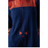 Navy Blue Embroidered Short Kurta