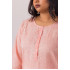 Baby Pink Phulkari Embroidered Kurta