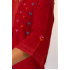 Madder Red Phulkari Embroidered Khadi Kurta